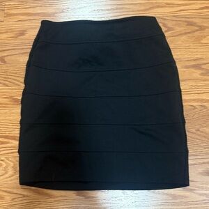 Popular Basics Black Pencil Skirt